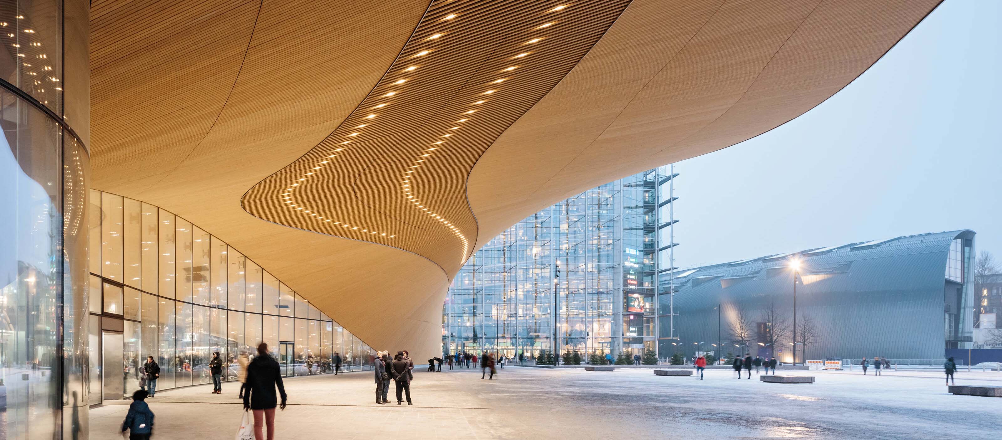 Oodi Library in Helsinki. Photo by Tuomas Uusheimo